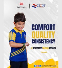 Arham Knitwears, School Uniform Manufacturer