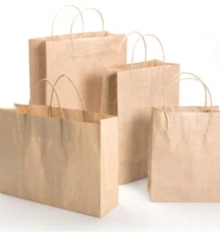 Flabby tissue papers and Paper bags