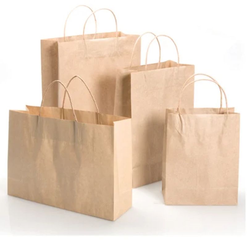 Flabby tissue papers and Paper bags