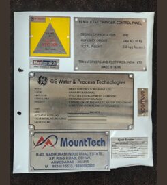 Name Plate Maker in Ahmedabad, Manufacturer of Metal Labels-Shreenath Screen & Labels