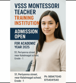 Erode Vsss Montessori Teacher Training Institute